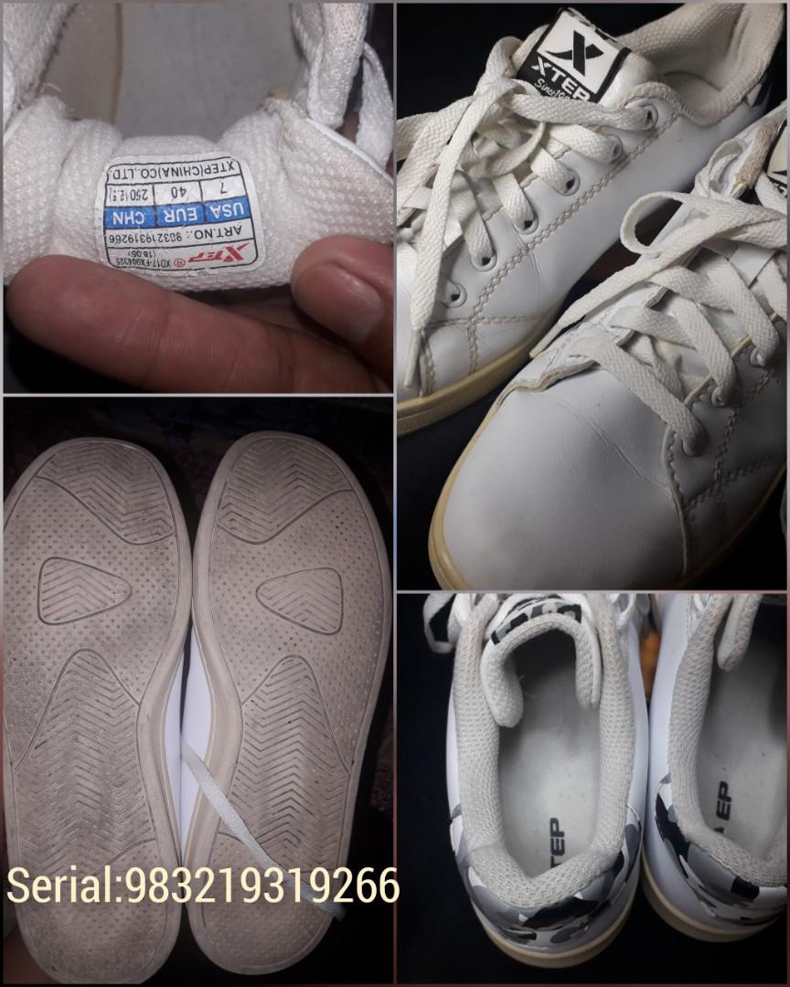 White shoes (Category: Sneakers) located in Quezon City. Submitted by jryance13 (Listing ID 1103290628, Image 1). Description: rfs:hindi kasya sakin,mag nagbenta lang sakin na gipit..