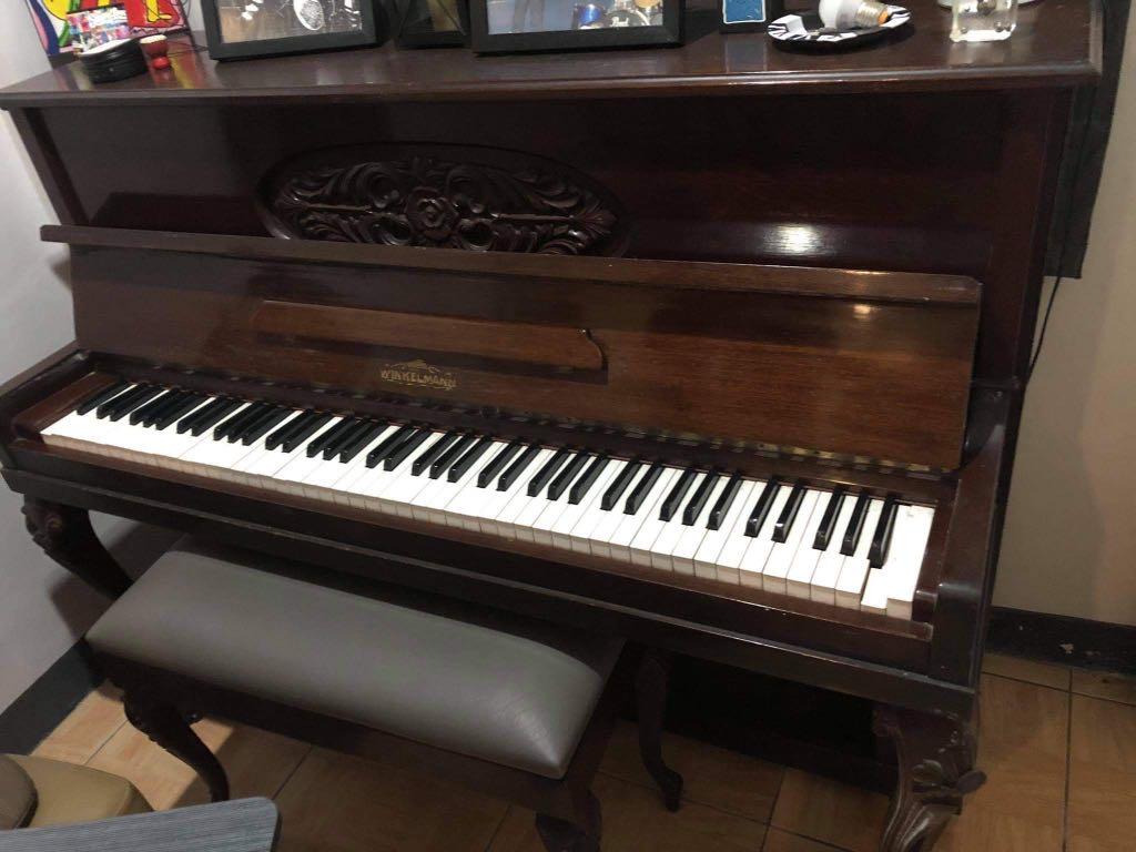 Winkelmann Vintage Upright Piano (Category: Musical Instruments) located in Makati City. Submitted by pprts0 (Listing ID 1103253645, Image 1). Description: antique, around 40-50 years old.