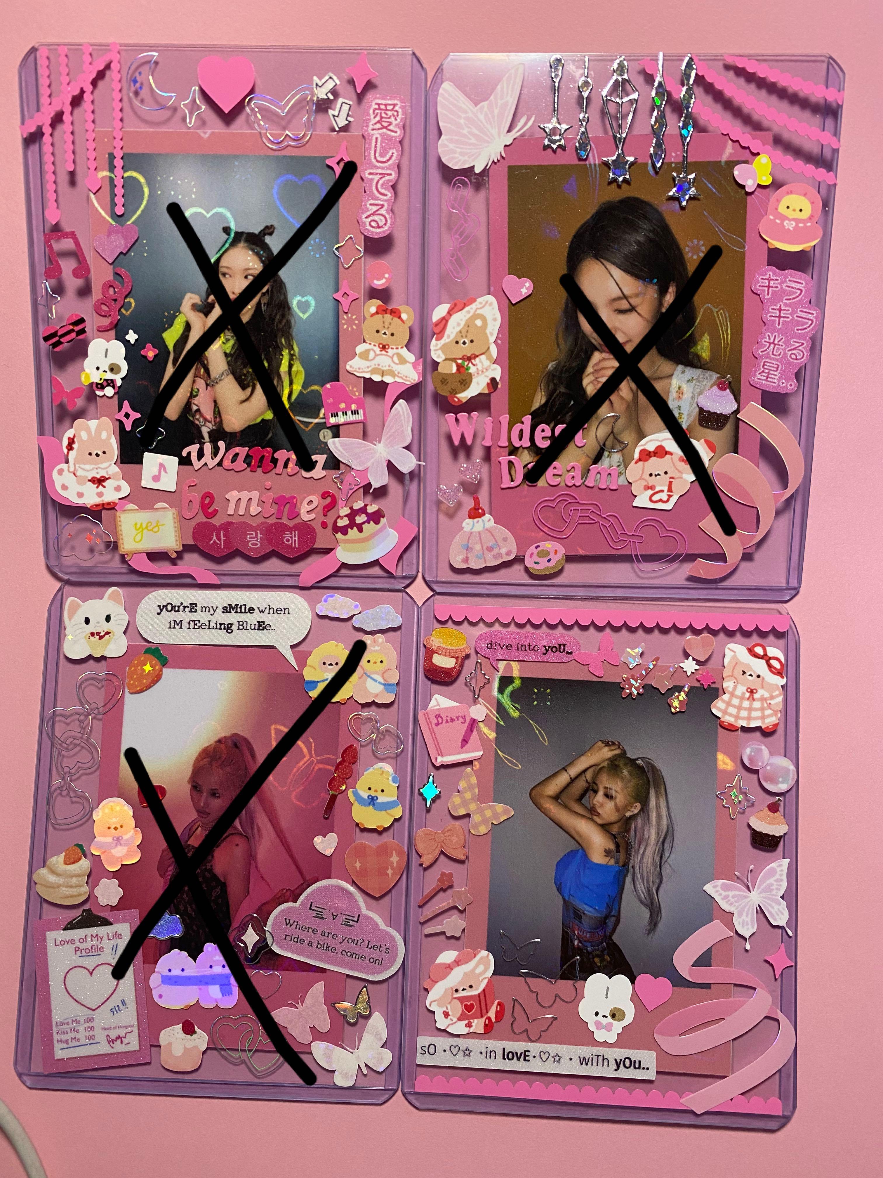 Wts Decorated Toploader Pink Theme Hobbies Toys Memorabilia Collectibles K Wave On Carousell