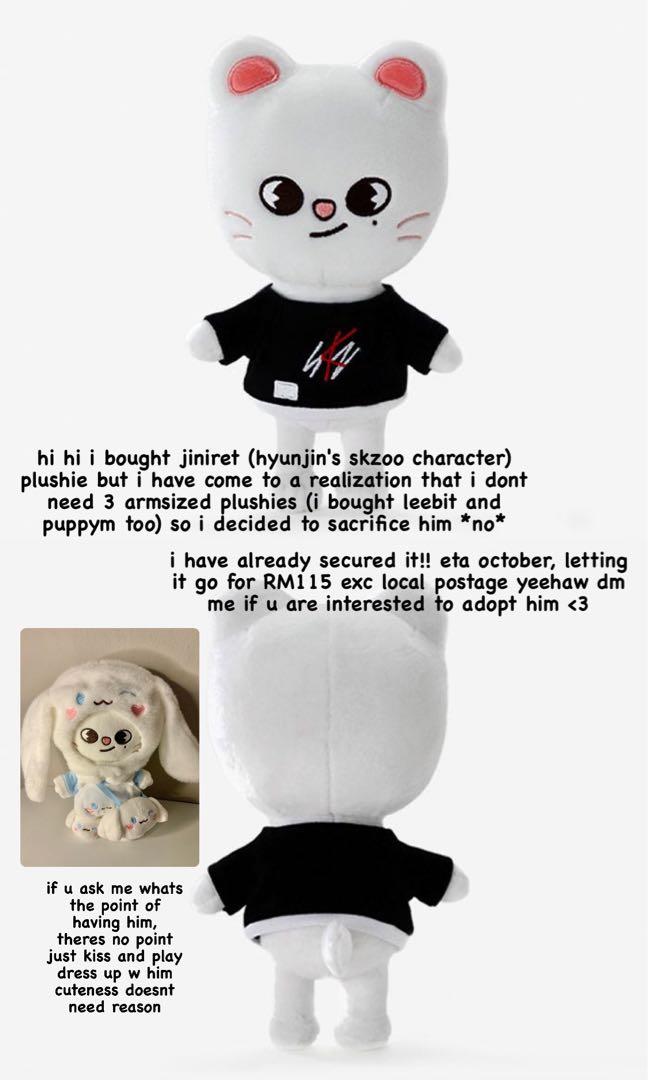 WTS] Stray Kids Hyunjin Jiniret SKZOO plushie, Hobbies