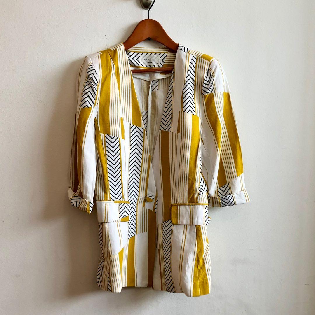 yellow summer jacket