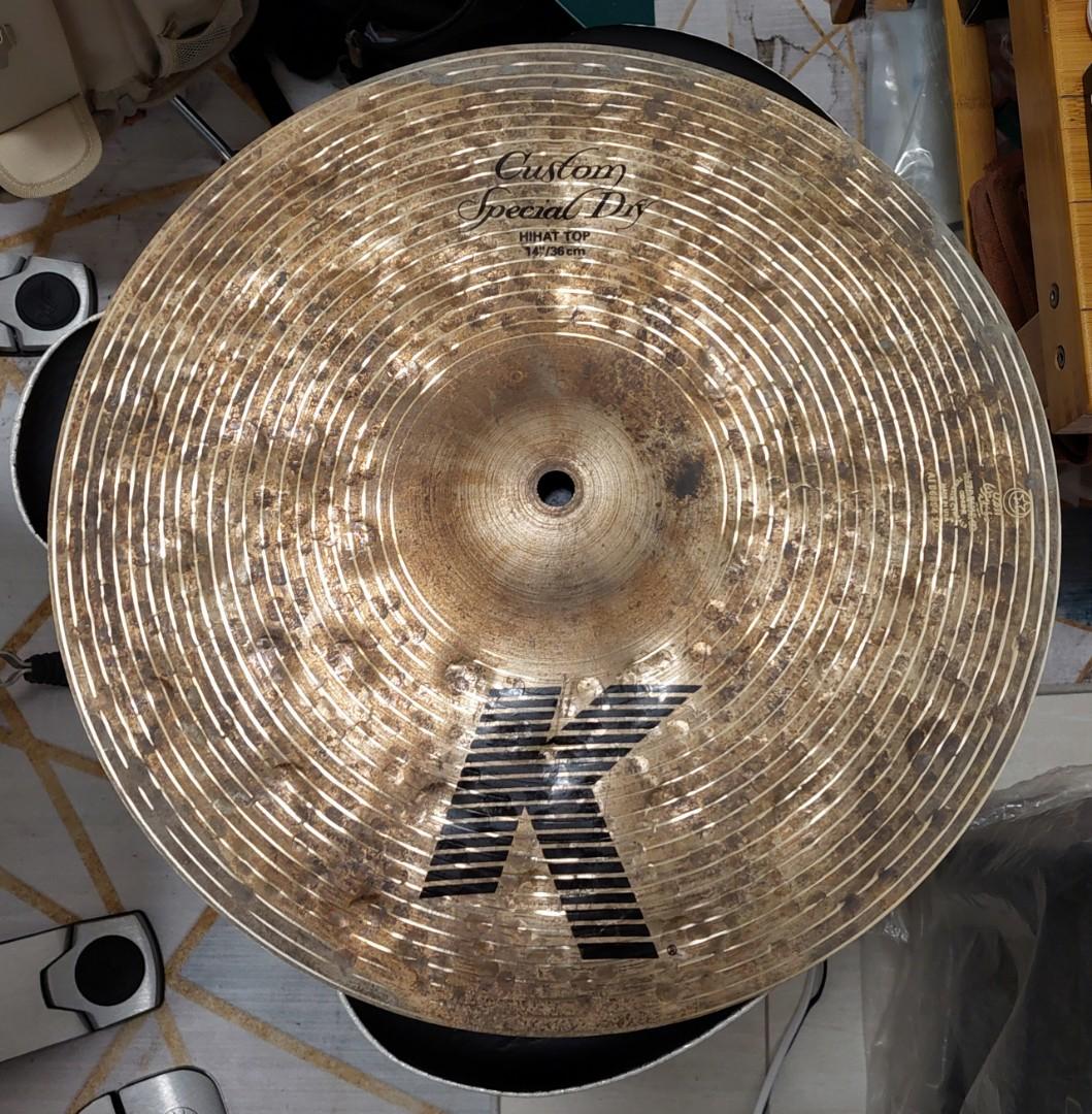 Zildjian 14" K custom special dry Hi hats, Hobbies & Toys, Music