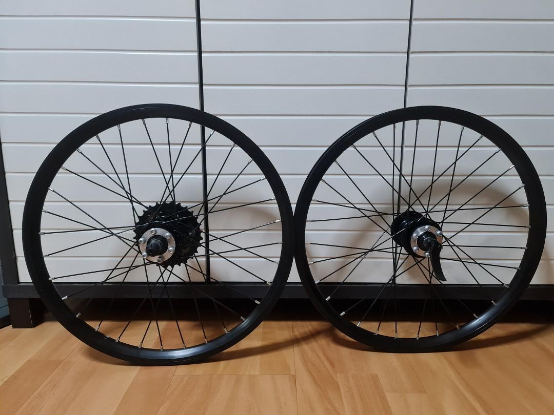 20 inch wheelset 9mm Quick Release Sports Equipment Bicycles Parts Parts Accessories on Carousell