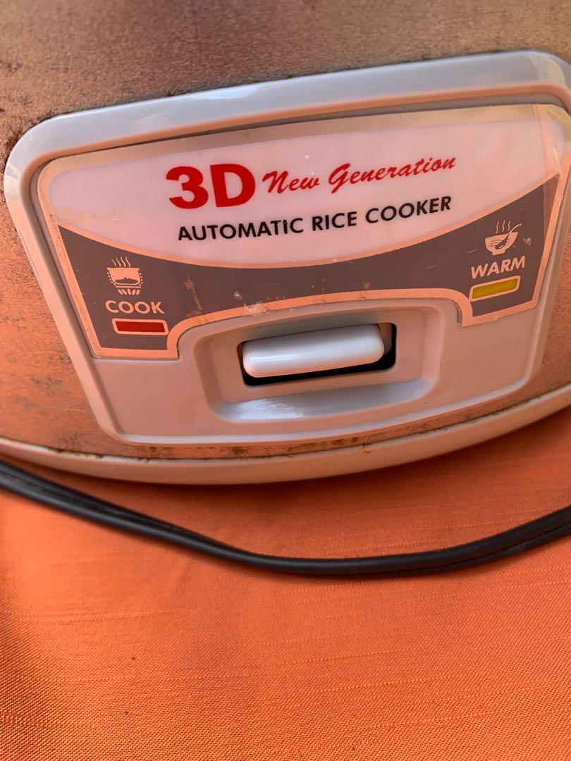 3D Rice Cooker 5L, Furniture & Home Living, Kitchenware & Tableware