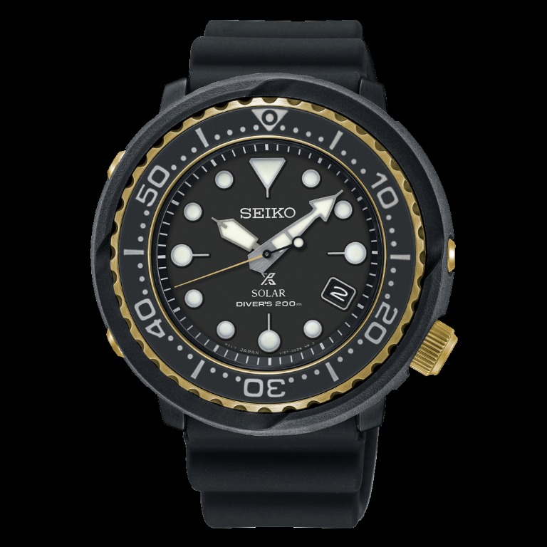 100 Seiko Prospex SNE556P1 SNE556 SNE498 SNE498P1 Black Gold Solar Tuna Carousell