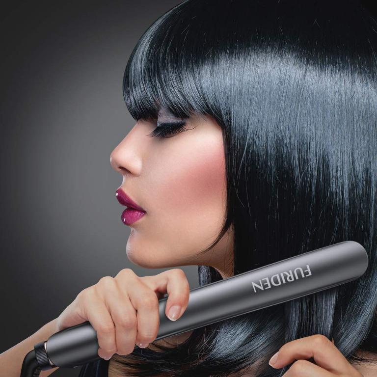 FURIDEN 2 in 1 Tourmaline Ceramic Flat Iron Hair Straighteners Ceramic Hair Straighteners Professional 196 Beauty Personal Care Hair on Carousell