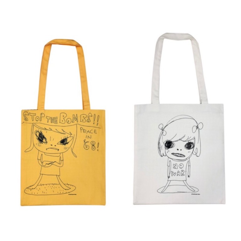 奈良美智 ミニトートバッグ Blum Yoshitomo Nara 奈良美智 ミニトートバッグ Blum Yoshitomo Nara - メルカリ