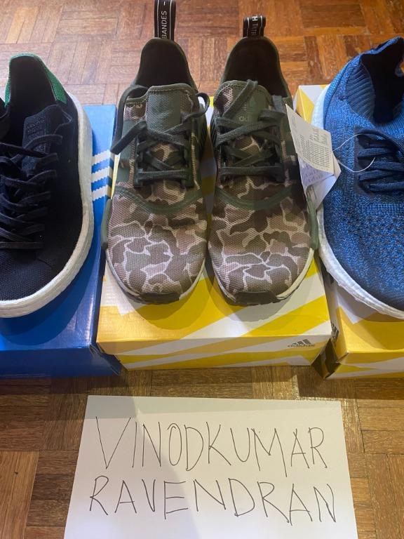 Adidas NMD R1 Duck Camo Sesame Men s Fashion Footwear Sneakers on Carousell