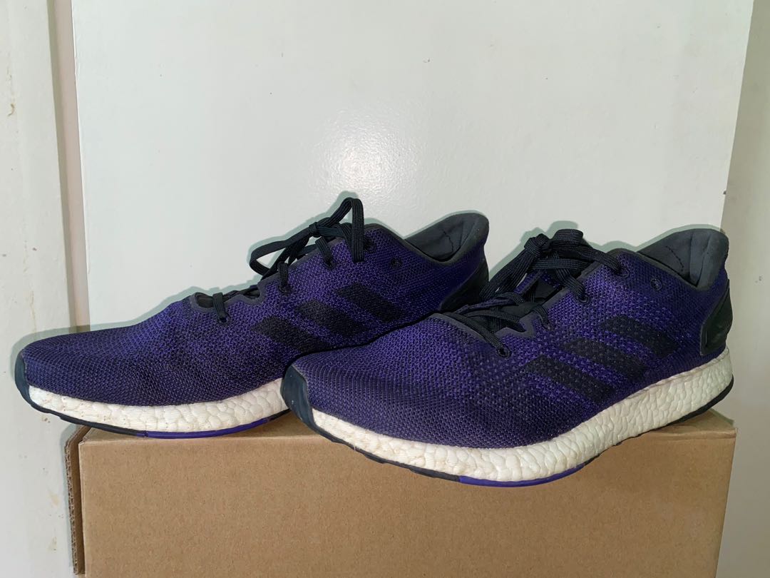 Adidas Pureboost Purple, Men's Fashion 