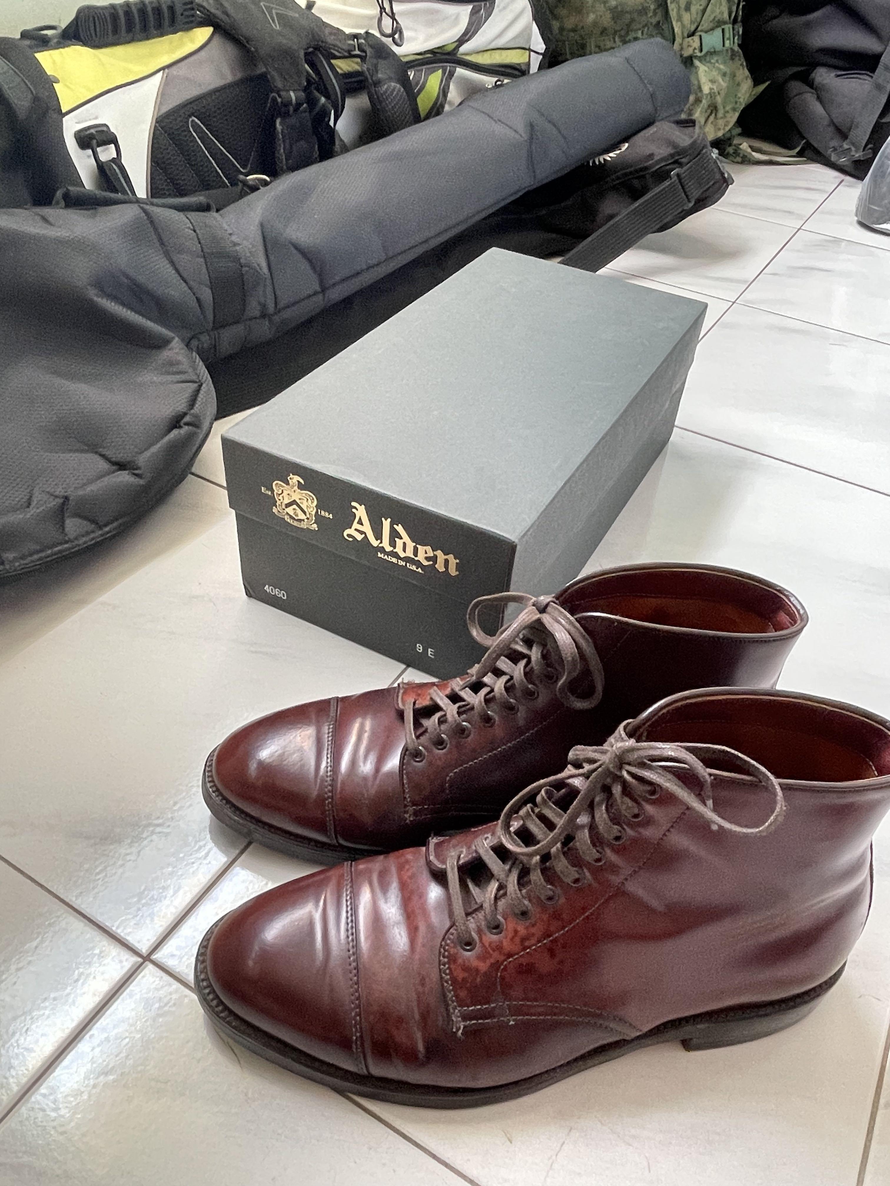Alden j clearance crew cordovan