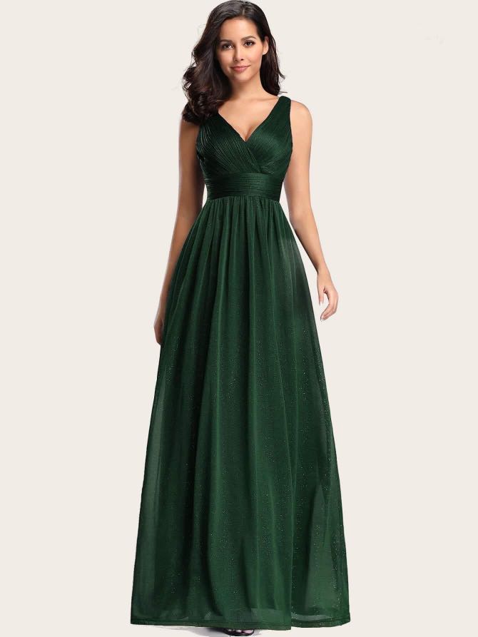 Army Green Long Dress (bridesmaid or ...