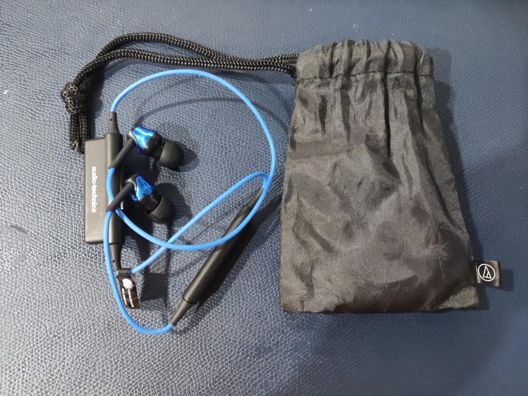 Audio Technica Bluetooth Earphones ATH-CKR35BT (Category: Headphones & Headsets) located in San Juan City. Submitted by monstercombi (Listing ID 1103436789, Image 1). Description: Like New! Audio Technica Bluetooth Earphones Headsets ATH-CKR35BT BLUE Bought in Japan With pouch Location is San Juan City Shipping fee paid by buyer.