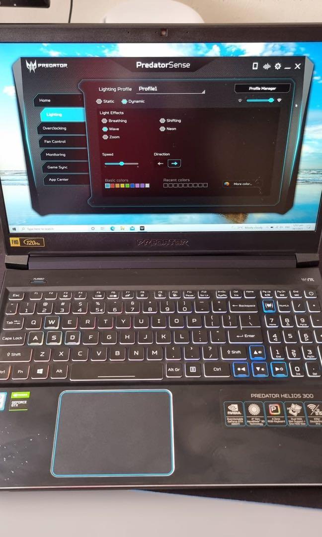 Acer Predator Helios 300 - GTX 1660Ti, 16Go RAM, SSD 1To, I5 9e, 15,6'' FHD, Windows 11, Occasion