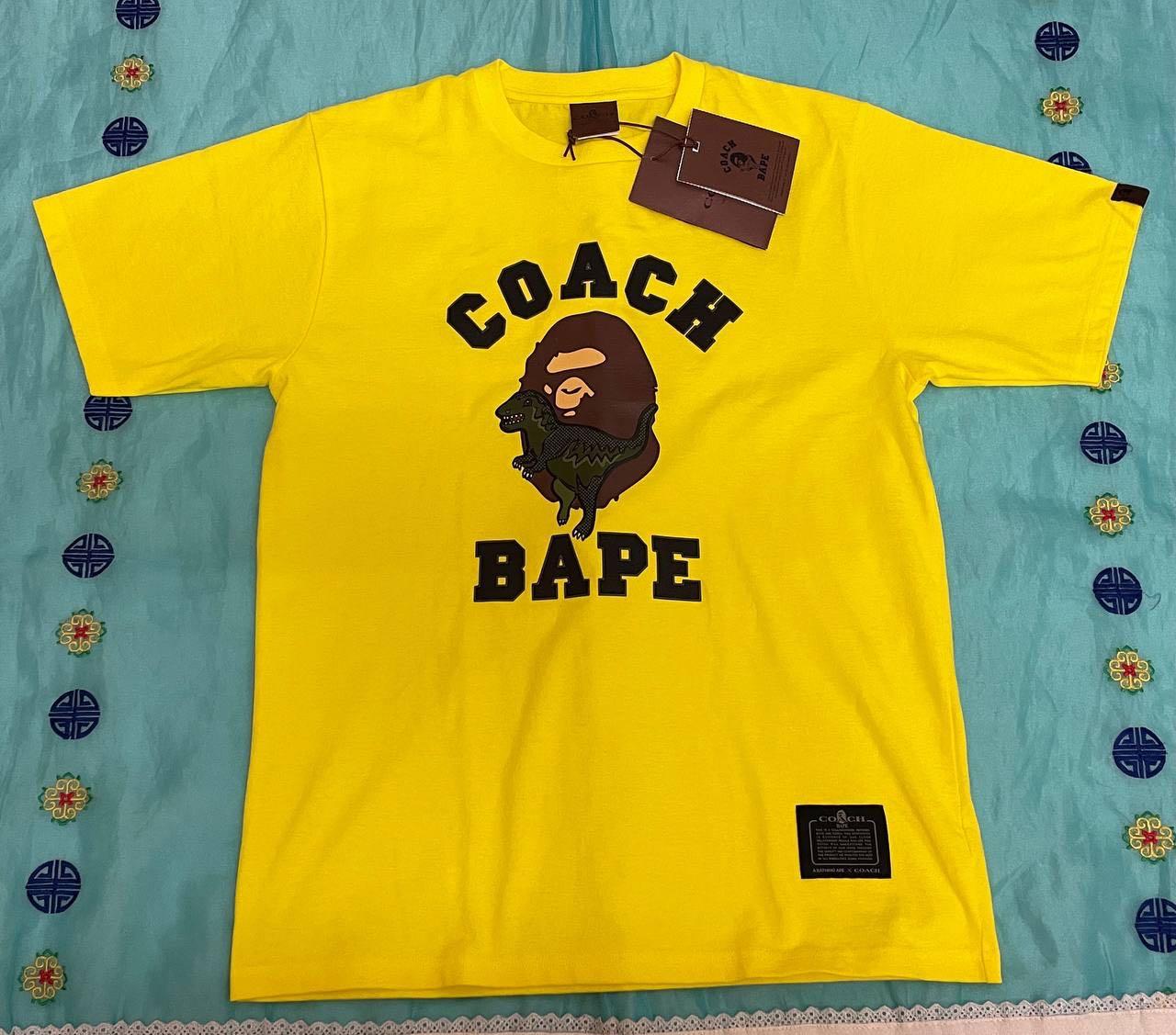 BNWT] Bape X Coach Rexy Tee, Men's Fashion, Tops & Sets, Tshirts