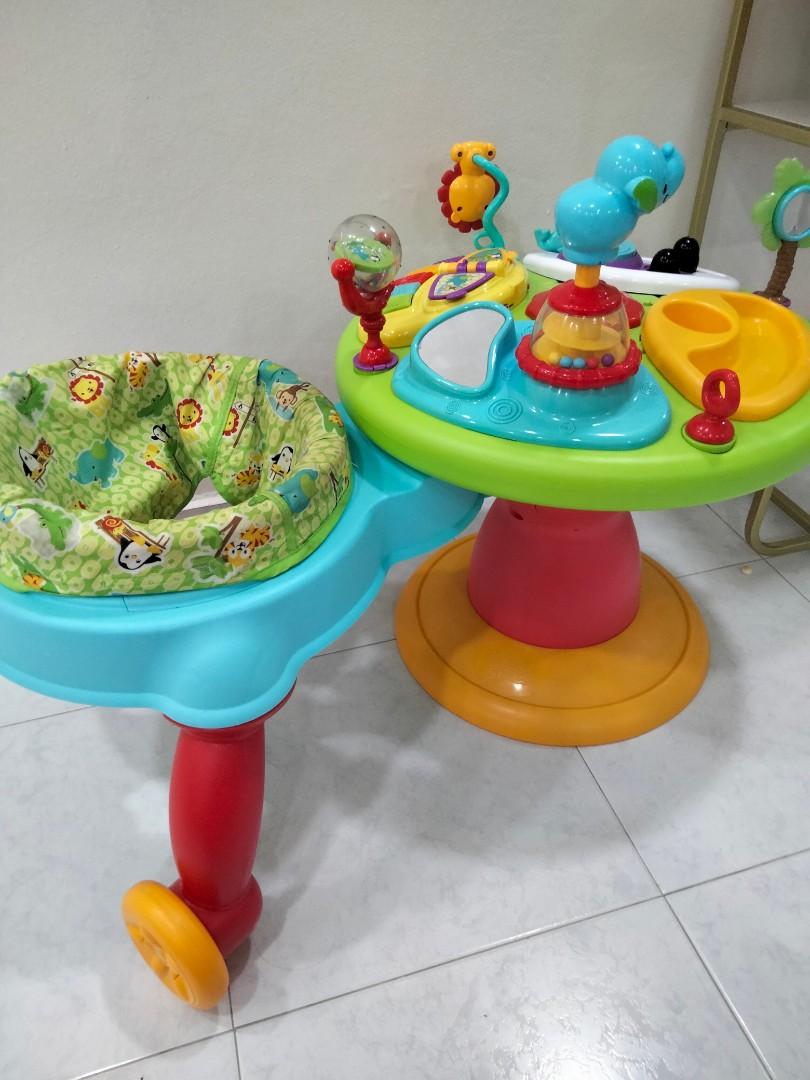 Bright starts 3in 1 around we go activity center, Babies & Kids