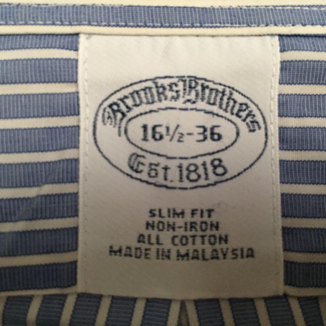 Brooks Brothers striped polo longsleeves, Men's Fashion, Tops ...