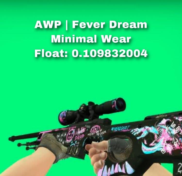 Awp Fever Dream Minimal Wear Mw Csgo Sniper Rifle Skin Video Gaming Gaming Accessories Game