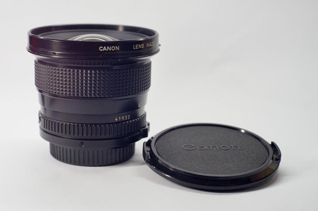 Canon FD 20mm F2.8 （手動鏡）, 攝影器材, 鏡頭及裝備- Carousell