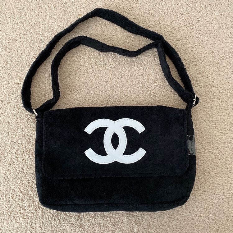 Chanel fur crossbody bag cheap