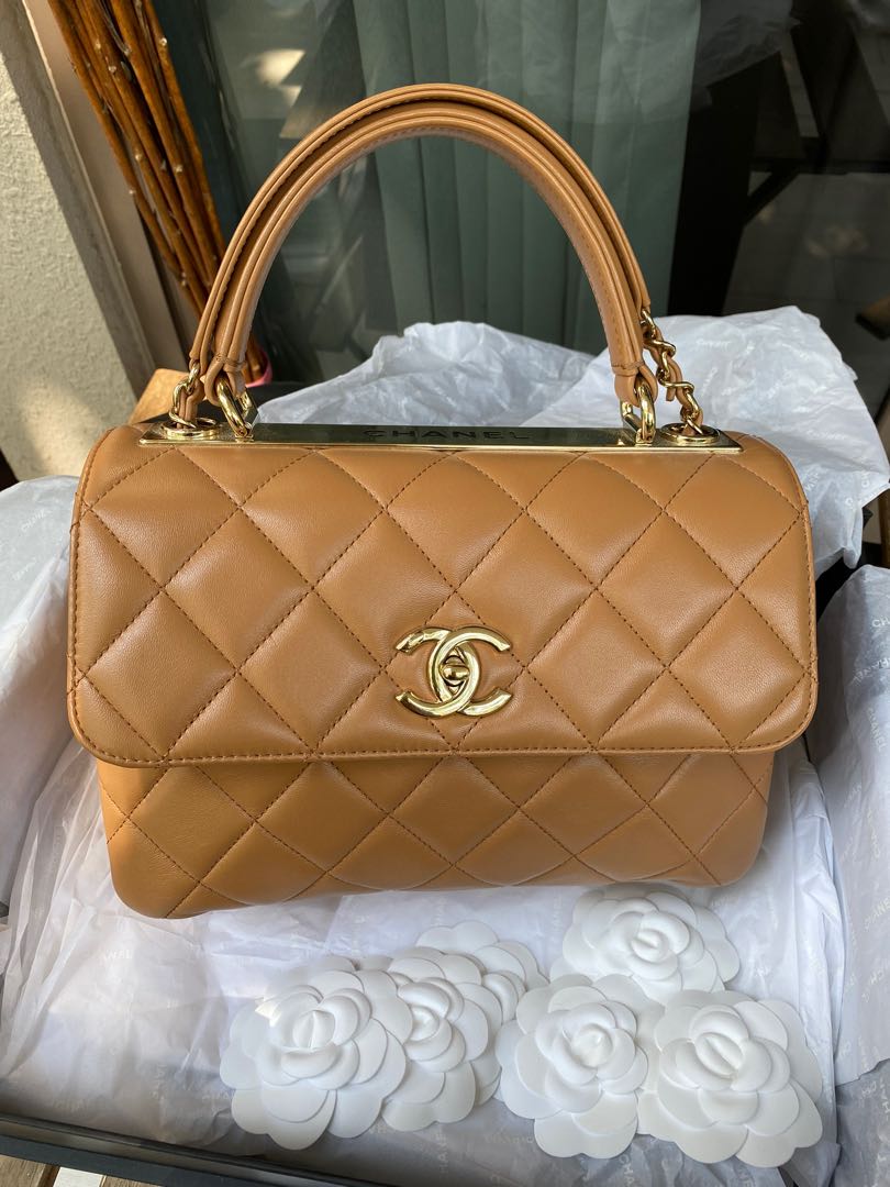 Chanel trendy deals cc camel