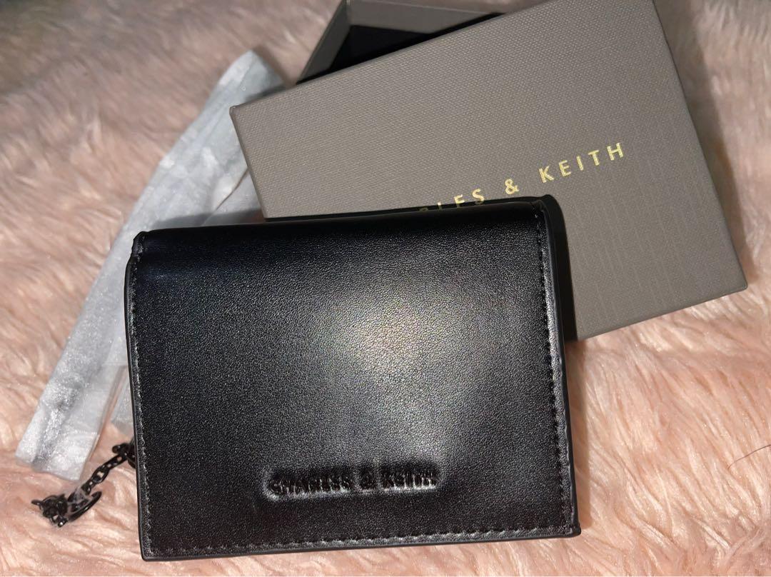 Charles and Keith Snap Button Mini Short Wallet, Women's Fashion, Bags ...