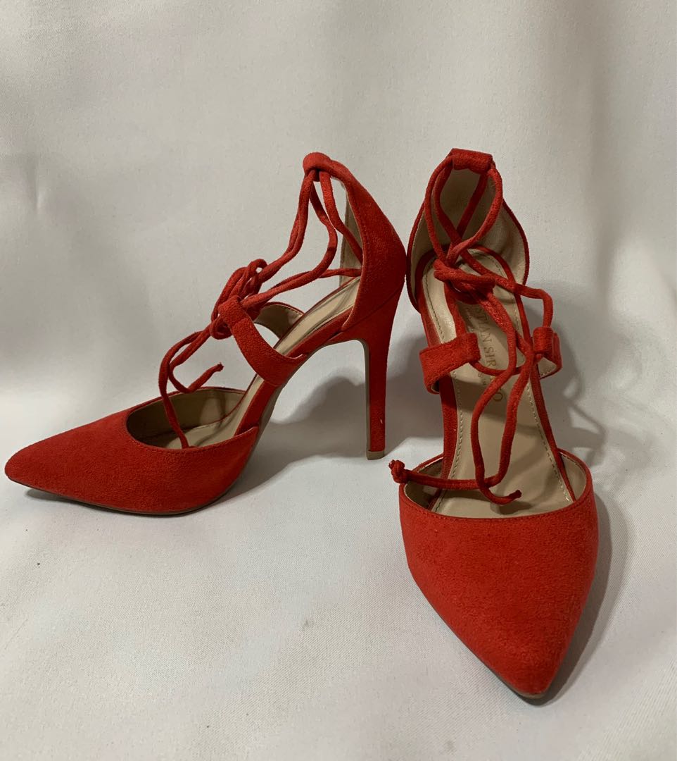 Christian siriano red heels cheap