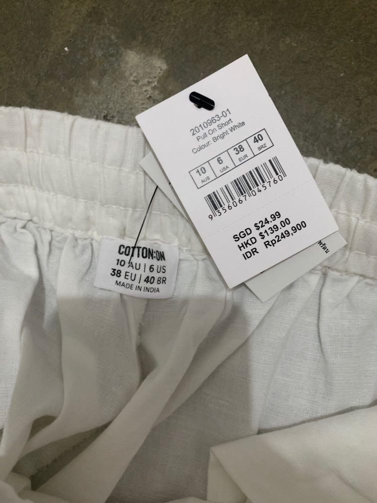 Cotton on shop shorts size