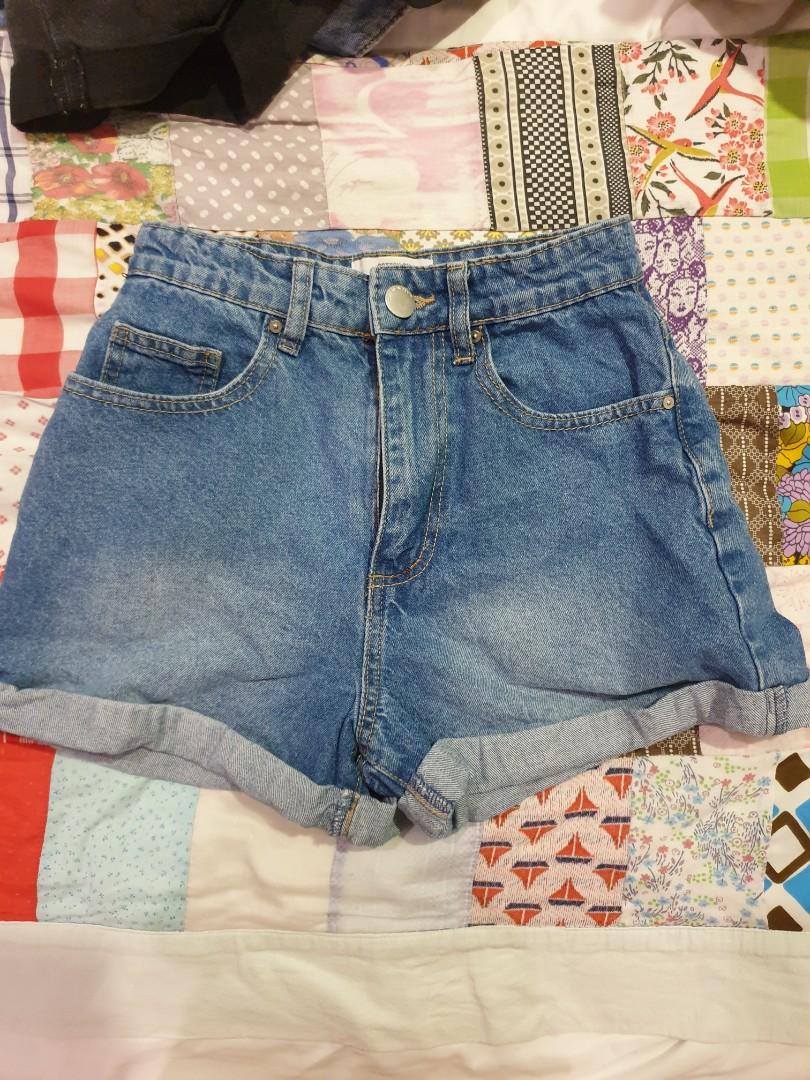 Denim Shorts, Mom Shorts, Cotton On, H 