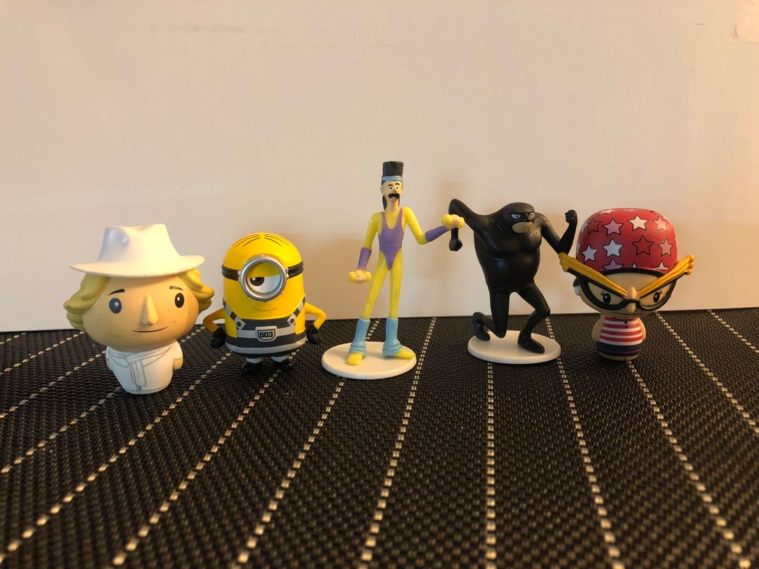 Despicable Me Minion Gru Dru Stuart Figure Set Hobbies Toys Toys Games On Carousell