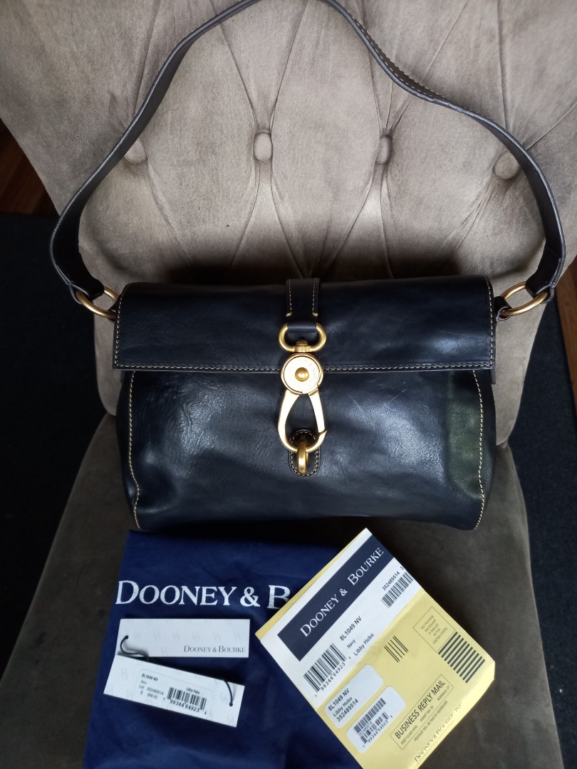 Dooney and bourke pebble leather libby shoulder bag sales
