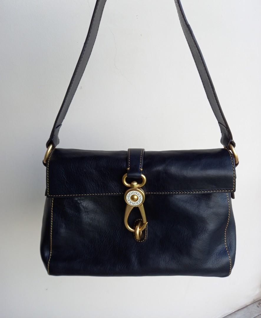 Dooney & bourke pebble leather libby shoulder outlet bag