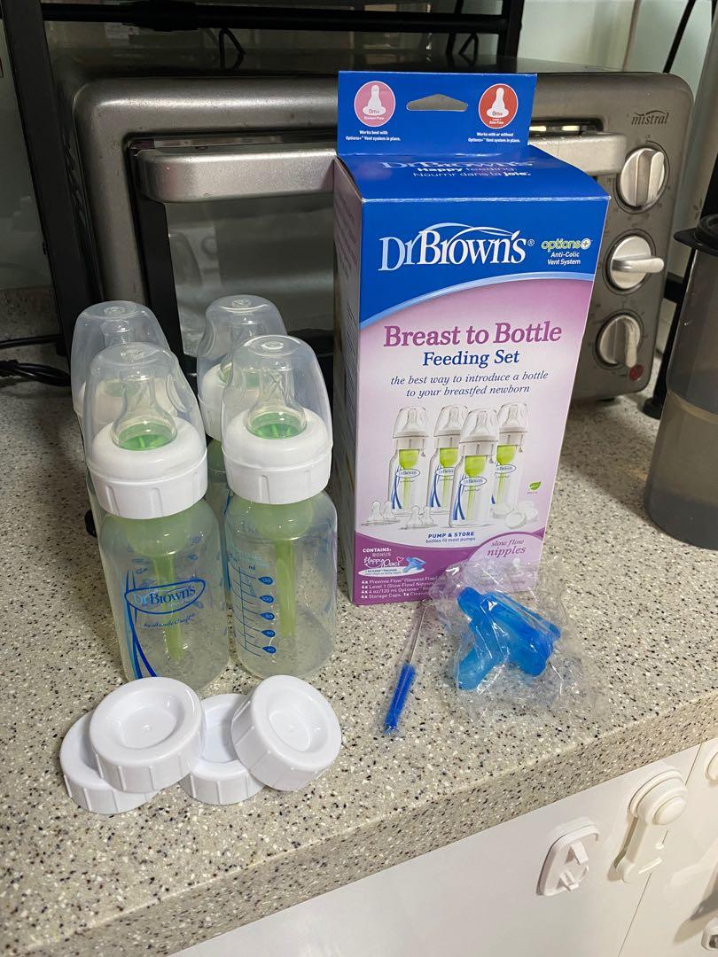 Dr Brown's Breast to Bottle Feeding Set