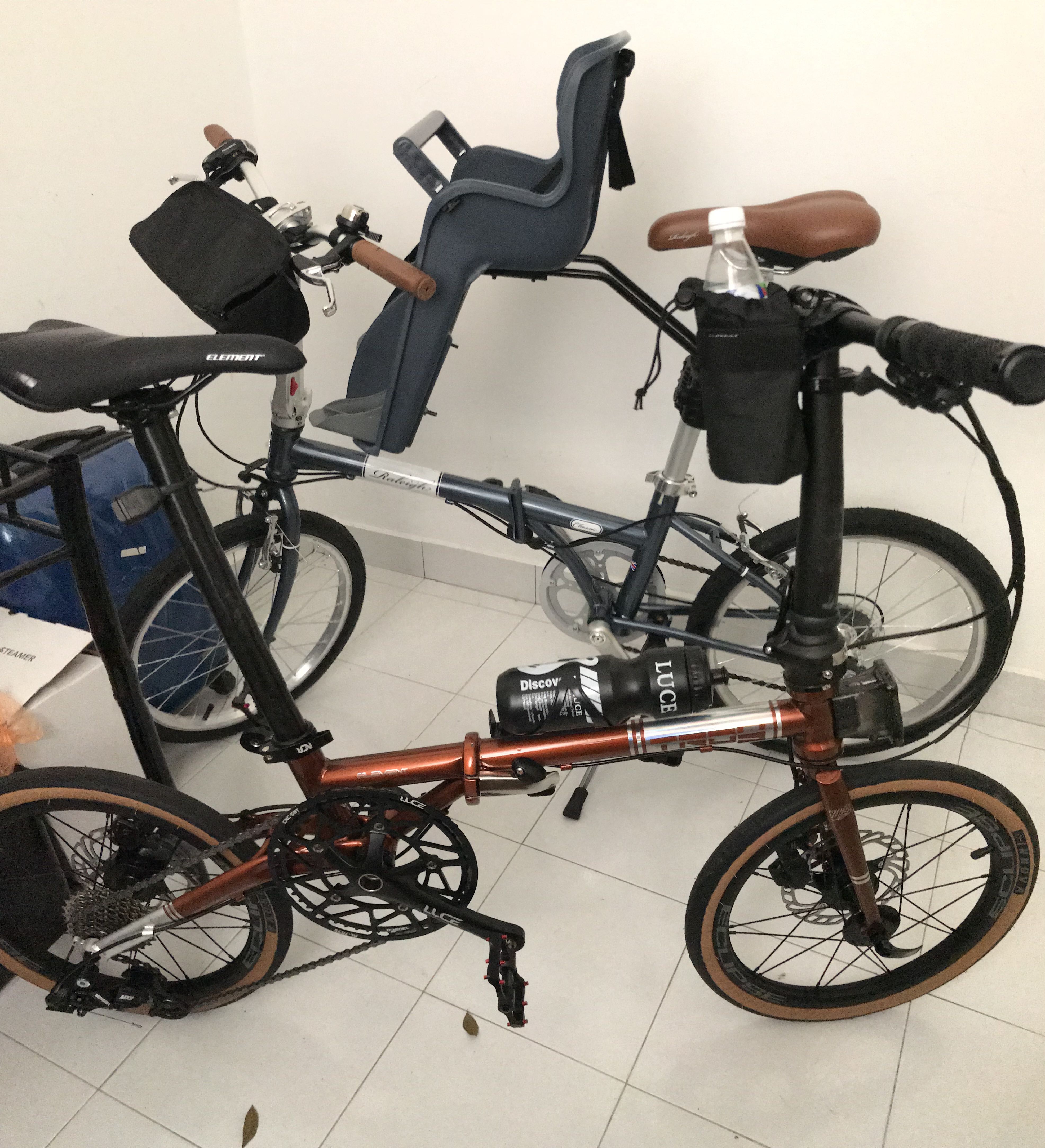 Element camp troy folding bike 16
