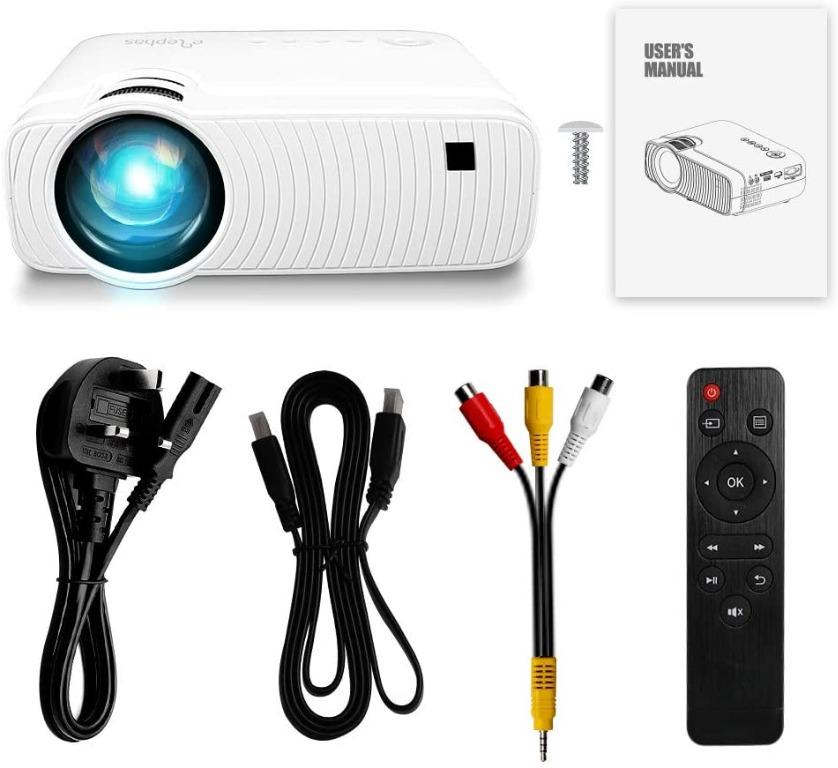 ELEPHAS Projector, GC333 Portable Projector with 4500 Lumens and Full