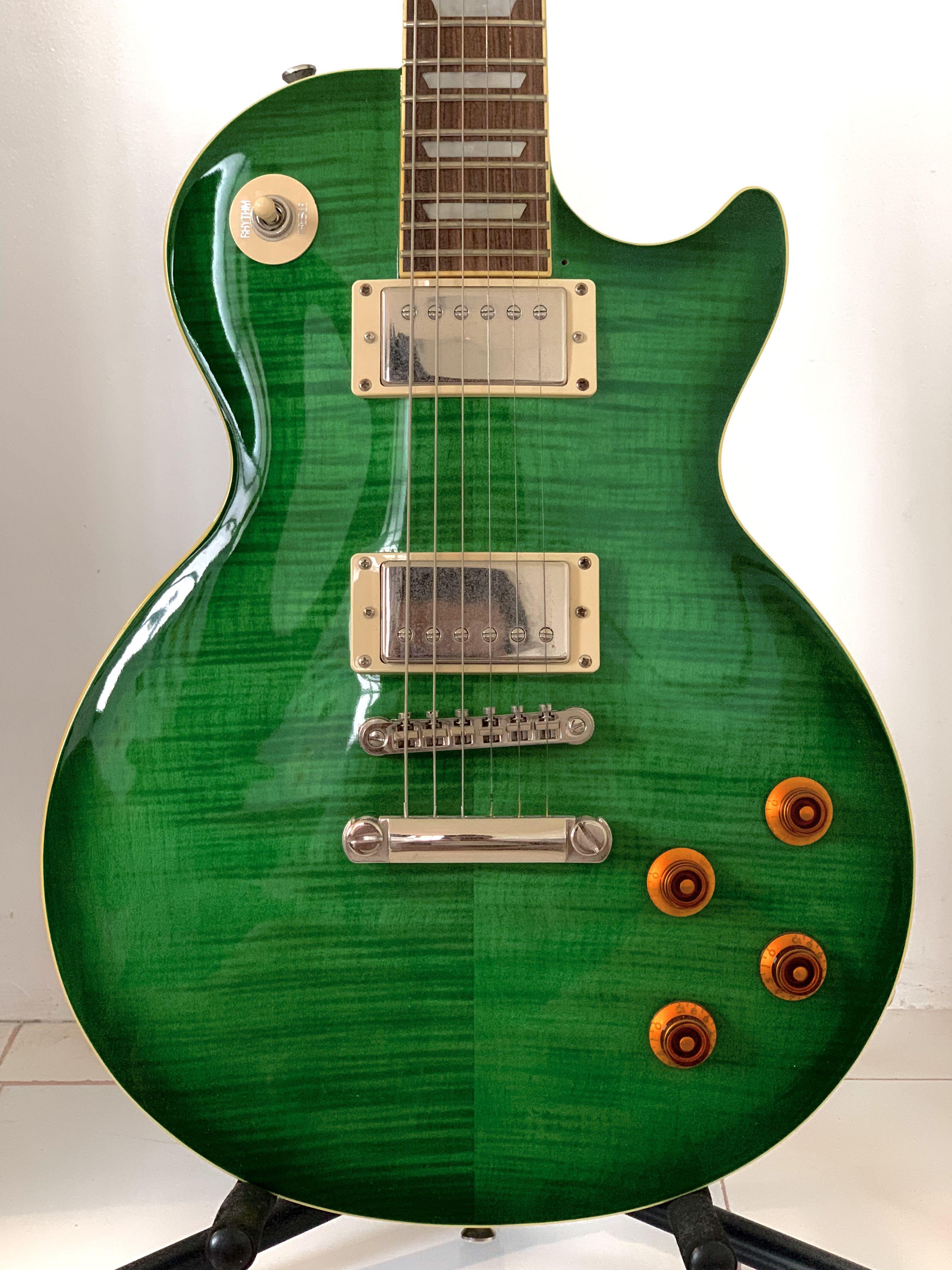 Epiphone les paul green burst discount