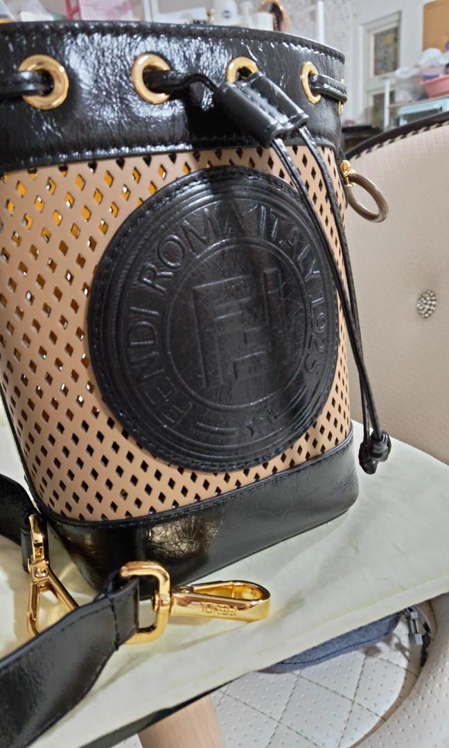 Fendi perforated bucket bag