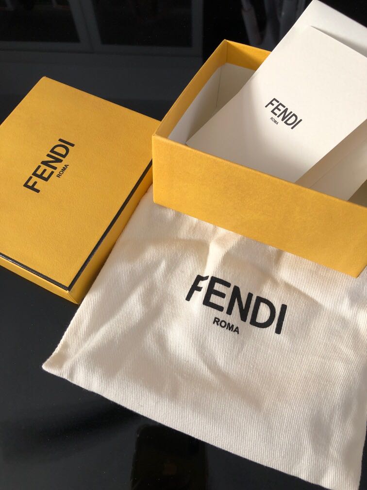 Fendi small box and dustbag, Women's Fashion, Jewelry & Organisers