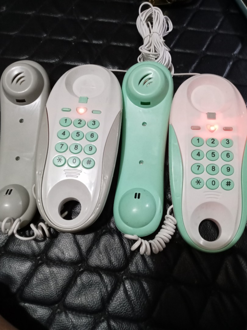 Funny Toys Twin Phone Wired Intercom Children Interactive Toy