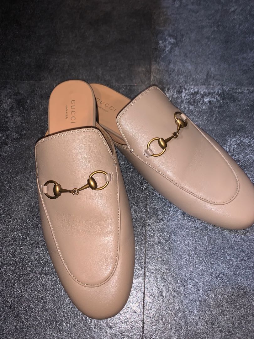 Gucci princetown clearance taupe
