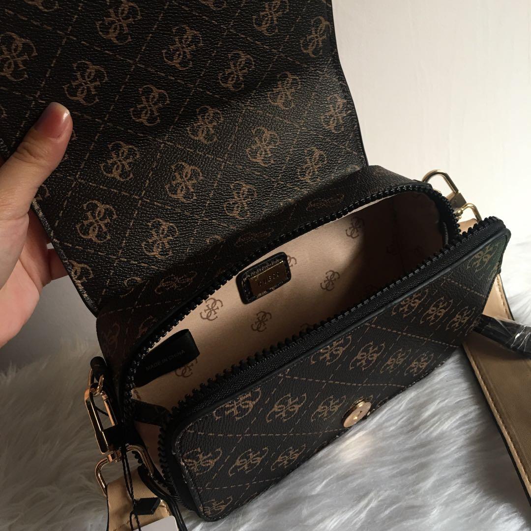 Guess logo picnic shop mini shoulder bag