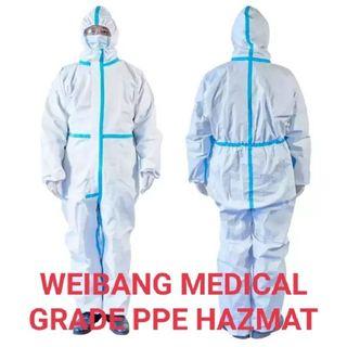 HAZMAT SUIT PPE (WEIBANG)