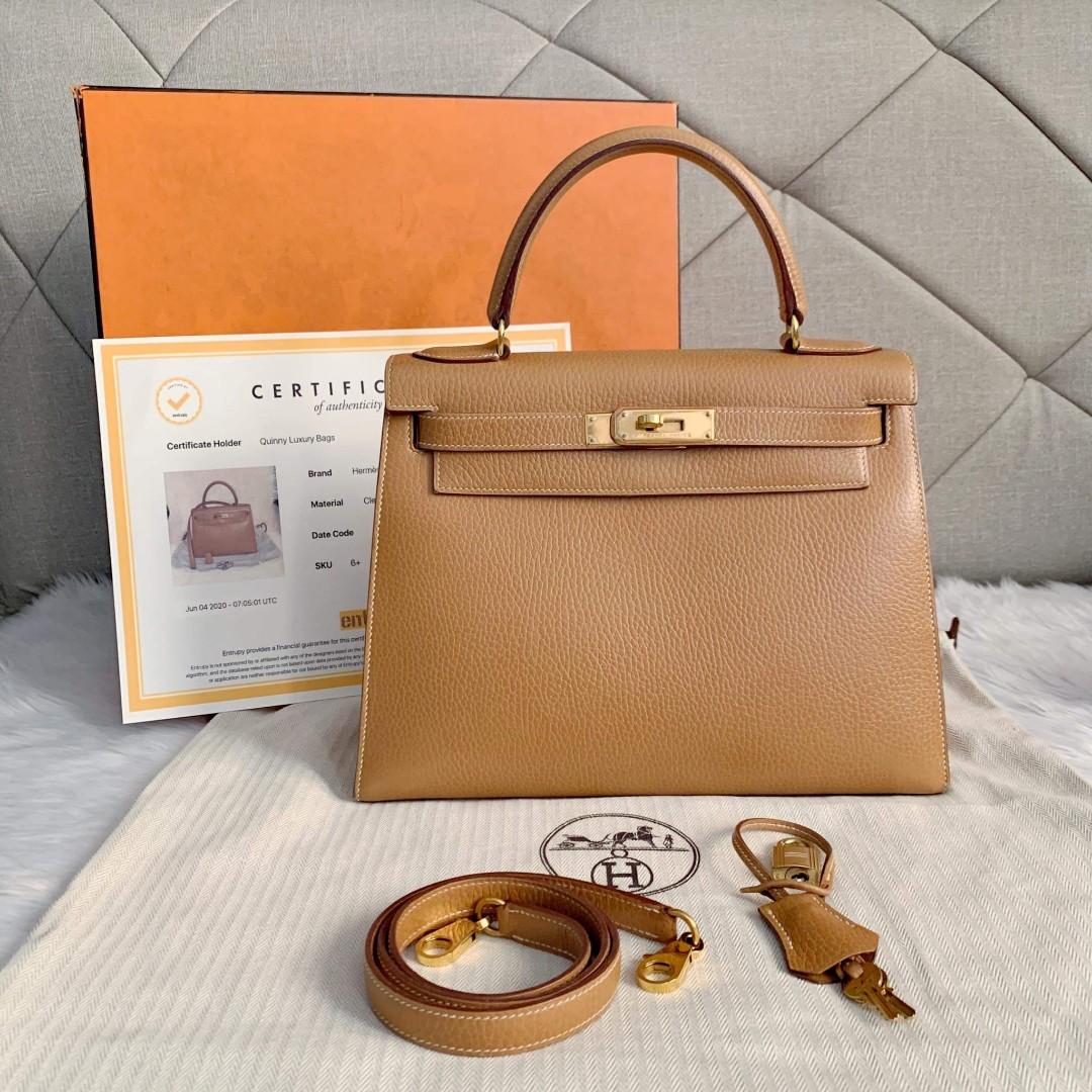 Hermes Vintage Kelly 32, Luxury, Bags & Wallets on Carousell