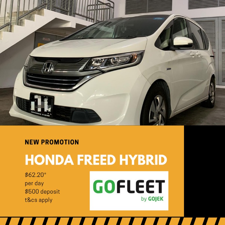 HONDA FREED DUAL POWERED DOOR CAR RENTAL (HYBRID), Cars, Car Rental on