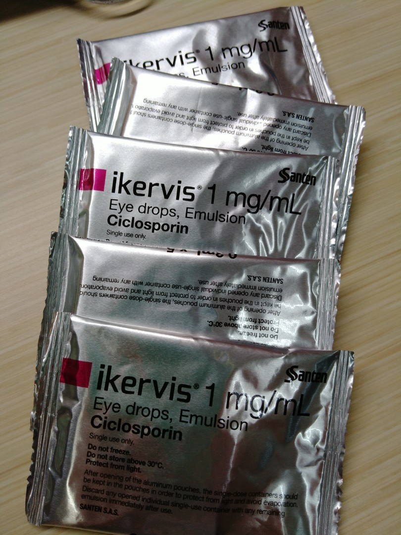 Ikervis Eye drops 25 vials, Beauty & Personal Care, Vision Care on