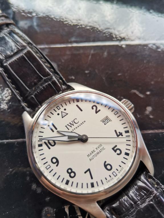 Iwc mark 18 hotsell white