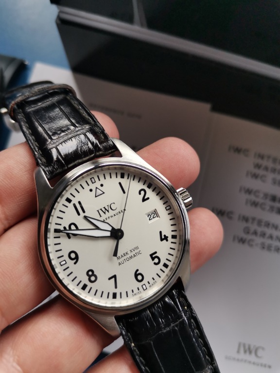 Iwc mark xviii white dial online