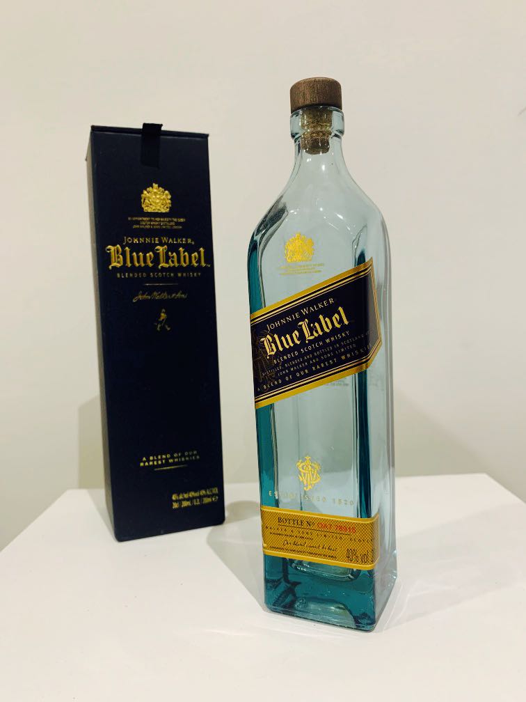 Johnnie Walker Blue Label Scotch Miniature Whisky Mini ...