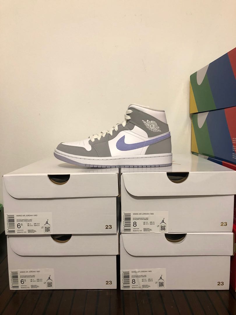 aj1 wolf grey mid