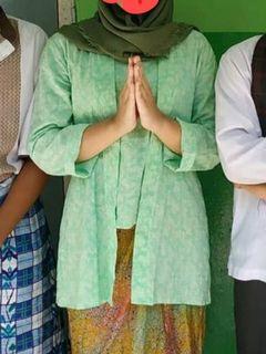 kebaya kutubaru tosca