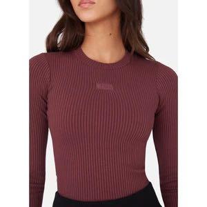 Kith Women Brit L/S tee in black